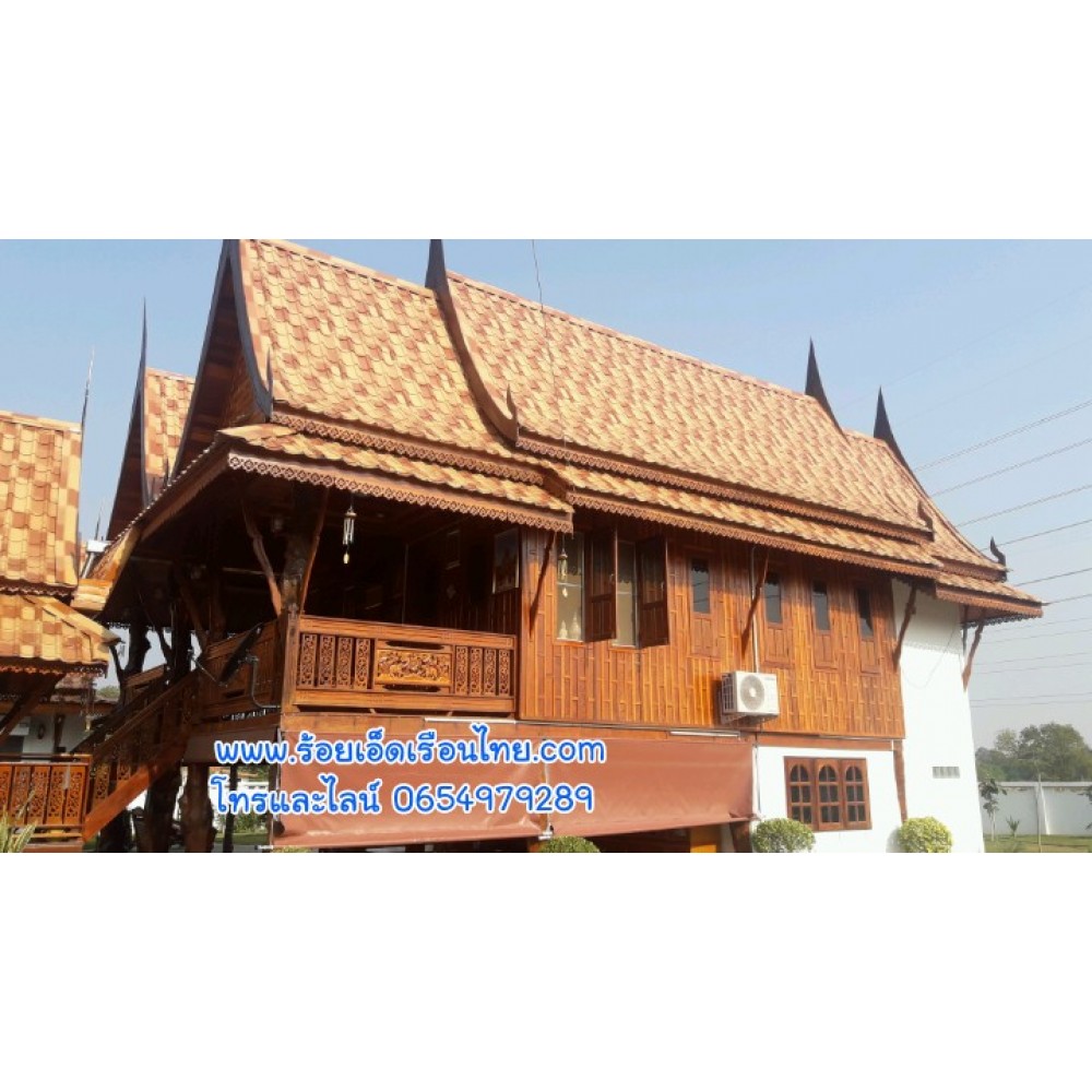บ้านแฝดแบบที่21(บ้านทรงไทย)ขนาด8×12 บ้านแฝดแบบที่21(บ้านทรงไทย)ขนาด8×12